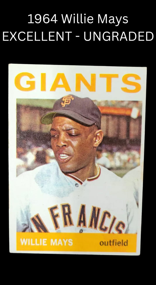 1964 Topps #150 Willie Mays EX San Francisco Giants LEGEND/HOFer/GOAT ⚾🎇📈🐐