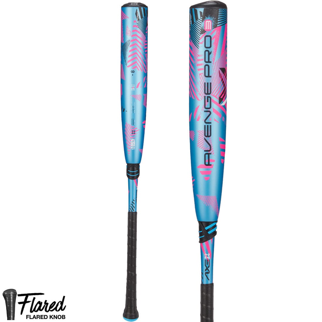 2024 AXE Avenge Pro 3 Flared (-8) USSSA Senior League Baseball Bat: L173M-FLR