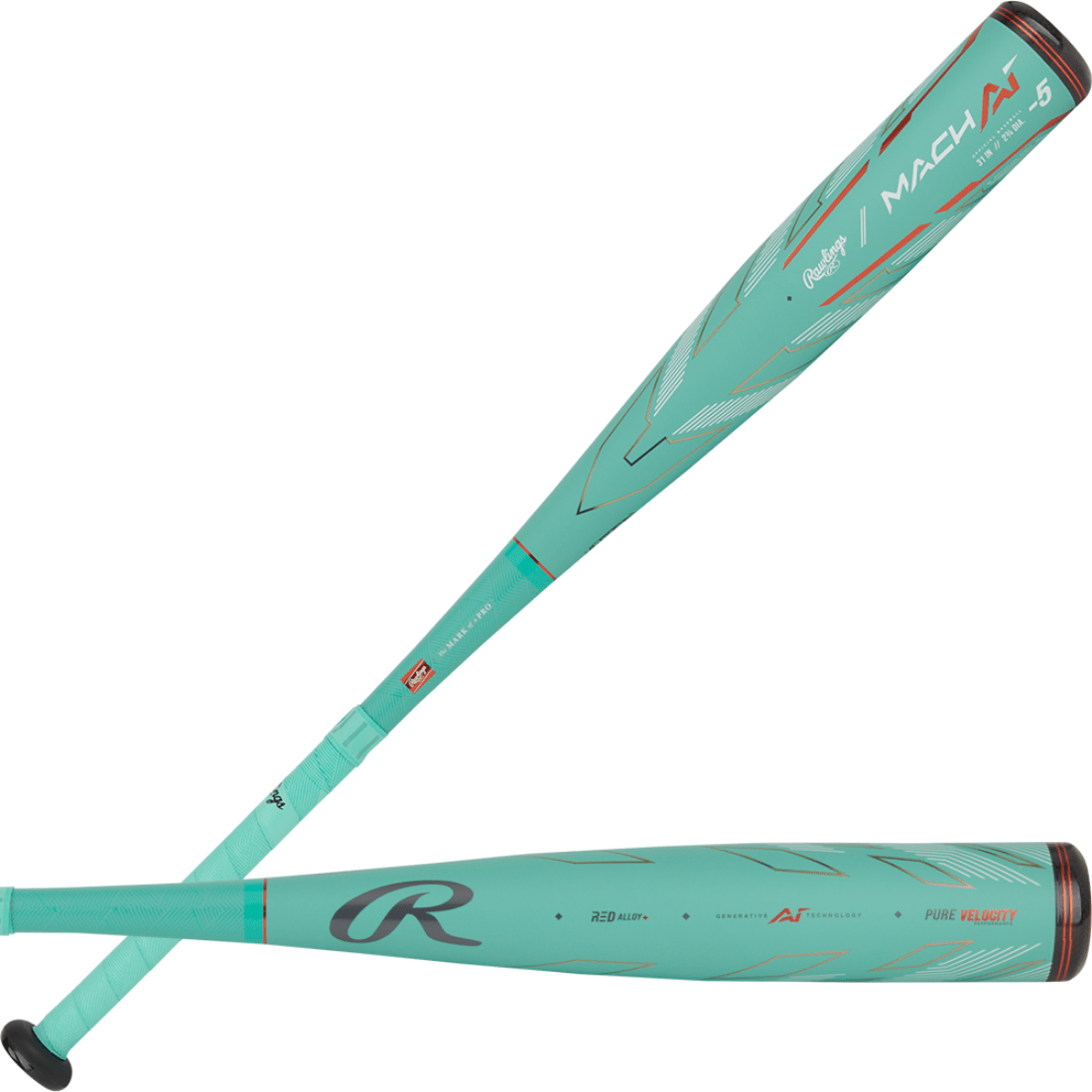 2024 Rawlings Mach AI 2 3/4" (-5) USSSA Baseball Bat: RUT4MC5