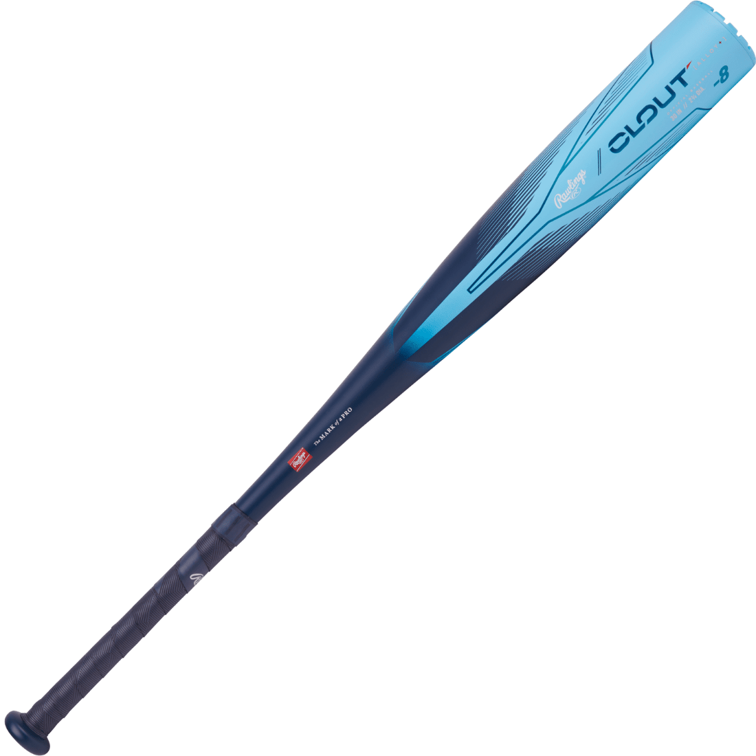 2024 Rawlings Clout 2 3/4" (-8) USSSA Baseball Bat: RUT4C8