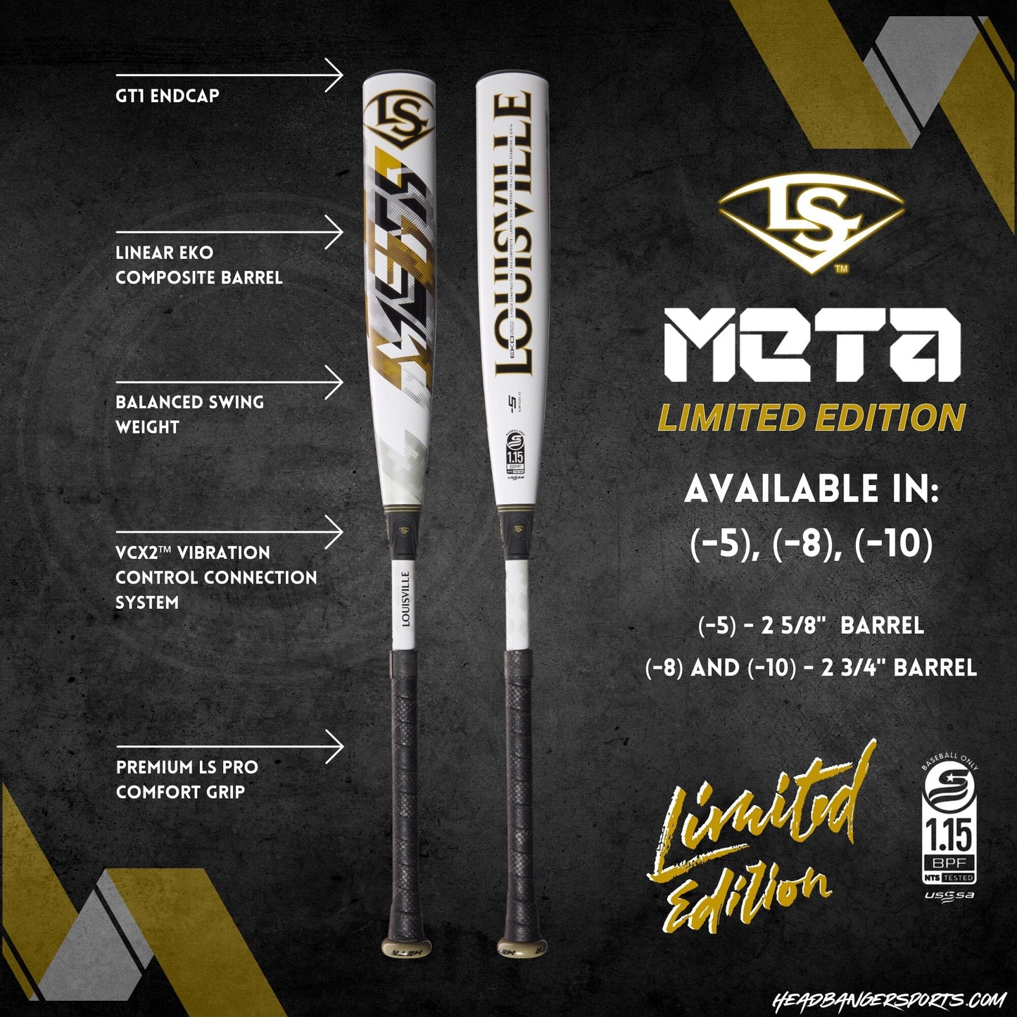 2024 Louisville Slugger META (-5) LTD USSSA Baseball Bat: WBL2823010