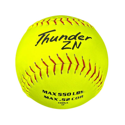 Dudley Thunder ZN 12" Exhibition .52/550 Slowpitch Softballs (DOZEN): 43-086