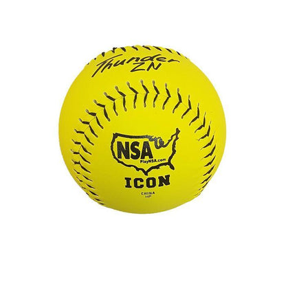 Dudley Thunder ZN HYCON ICON NSA 12" Slowpitch Softballs (DOZEN): 4E199Y