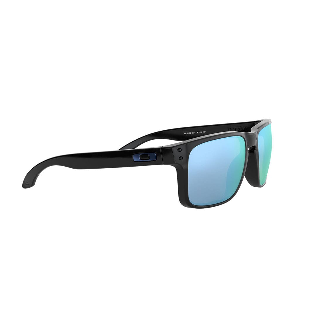 OAKLEY HOLBROOK Sunglasses Polished Black: Prizm Deep Water Polarized