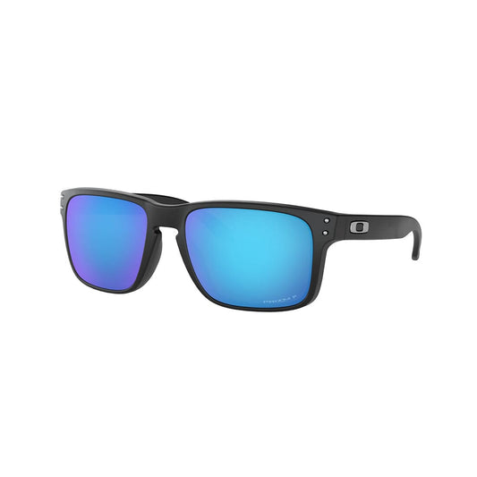 OAKLEY HOLBROOK Sunglasses Matte Black: Prizm Sapphire Polarized