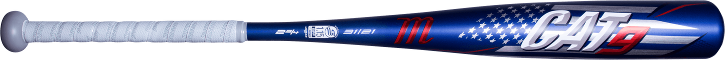 Marucci CAT 9 America Senior League (-10) USSSA Baseball Bat: MSBC910A