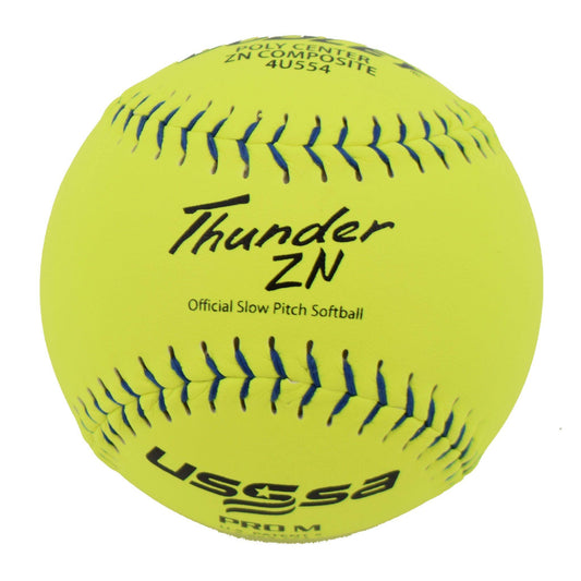 Dudley Thunder ZN 12" PRO M USSSA Slowpitch Softballs (DOZEN): 4U554