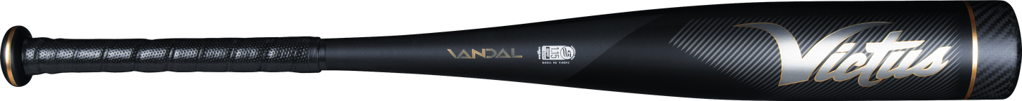 Victus Vandal Gold 2.0 Junior Big Barrel (-10) USSSA Baseball Bat: VJBBV2